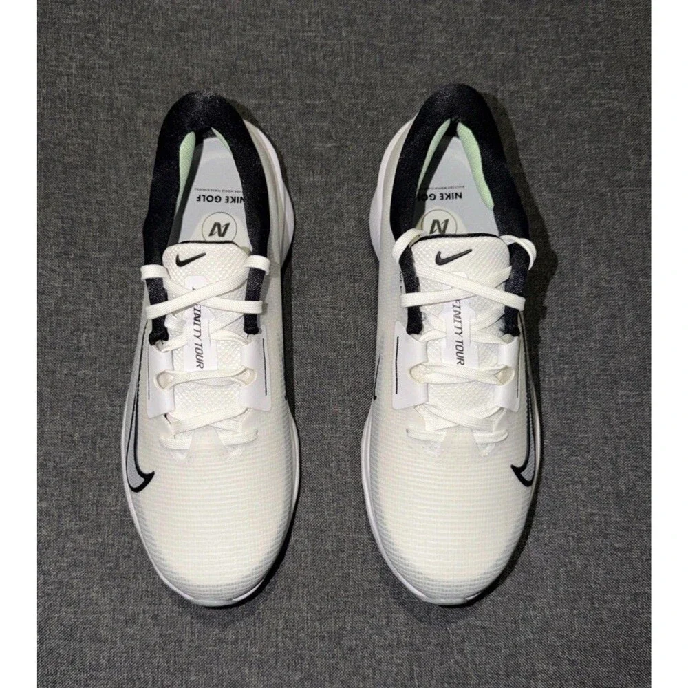Nike Air Zoom Infinity Tour Golf Shoes Wide White/Vapor Green FD0218-100 SZ 8 W